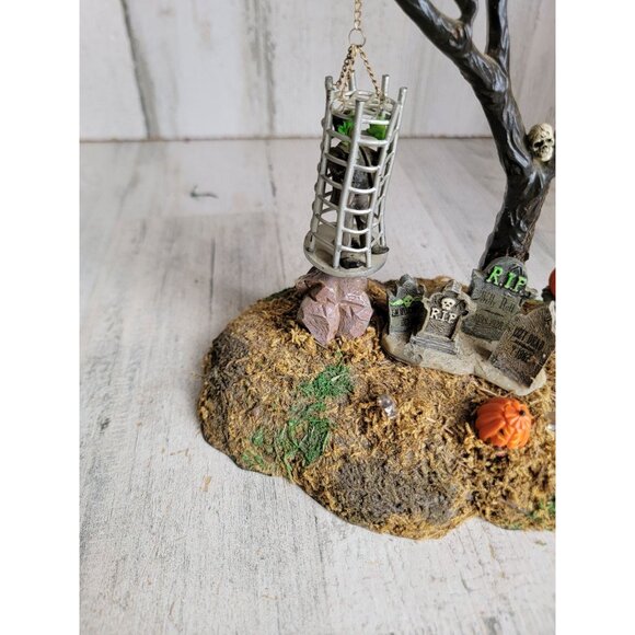 Lemax AS IS spooky town caged monster Halloween accessory decor - Picture 2 of 8